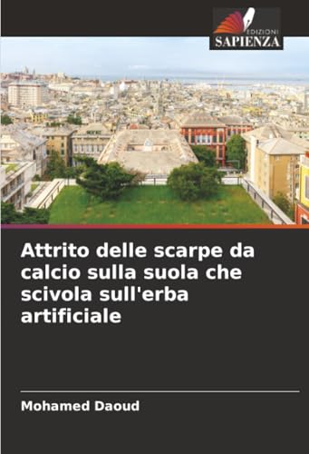Attrito delle scarpe da calcio sulla suola che scivola sull'erba artificiale
