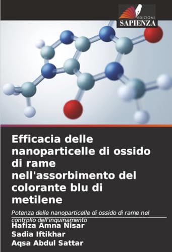 Efficacia delle nanoparticelle di ossido di rame nell'assorbimento del colorante blu di metilene