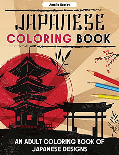 Japanese Designs Coloring Book for Adults