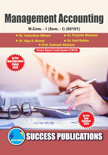 Management Accounting,First Year M.Com,Sem-I-English
