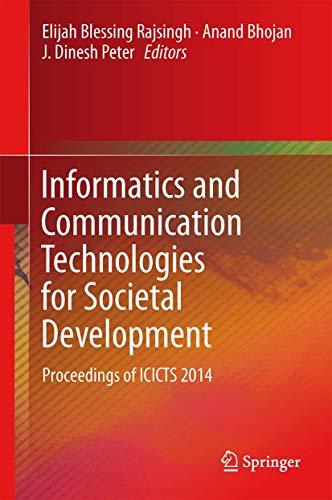 Informatics and Communication Technologies for Societal Development