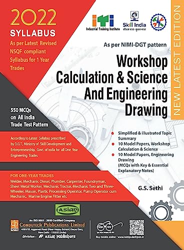 Workshop Calculation & Science And Engineering Drawing (NSQF 1st Year)