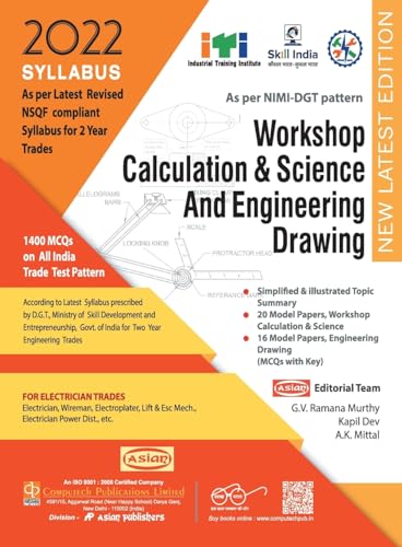 Electrician Workshop Calculation & Science And Engineering Drawing (NSQF 1st & 2nd Year)