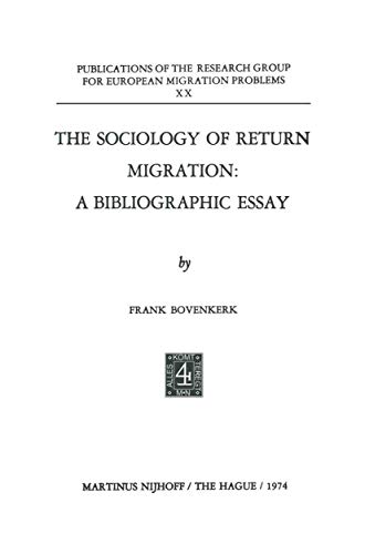 The Sociology of Return Migration