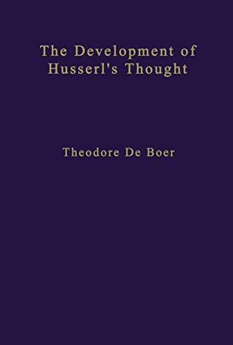 The Development of Husserl's Thought