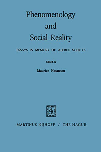 Phenomenology and Social Reality