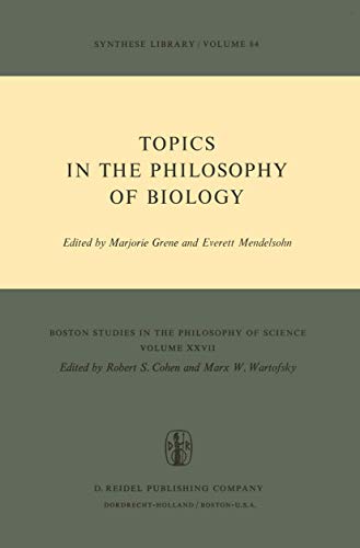 Topics in the Philosophy of Biology