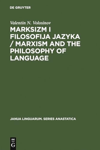 Marksizm i filosofija Jazyka / Marxism and the Philosophy of Language