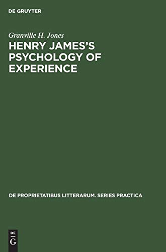 Henry James's Psychology of Experience