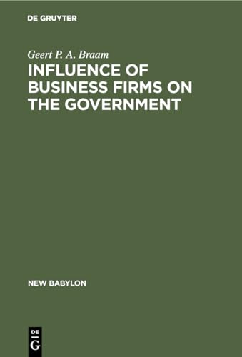 Influence of Business Firms on the Government