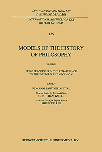 Models of the History of Philosophy