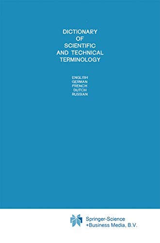 Dictionary of Scientific and Technical Terminology