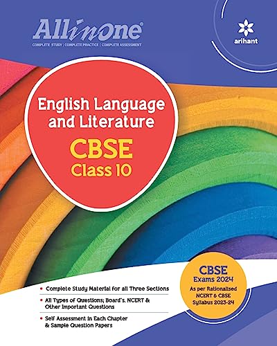 All In One Class 10th English Language and Literature for CBSE Exam 2024