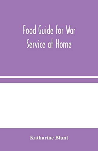 Food Guide For War Service At Home