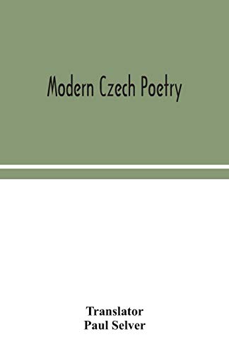 Modern Czech Poetry