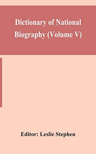 Dictionary Of National Biography (Volume V)