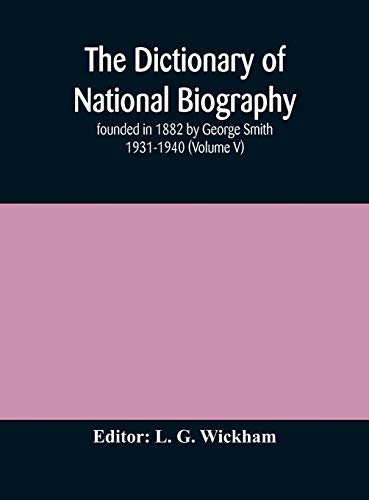 The Dictionary Of National Biography