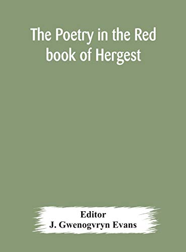 The Poetry In The Red Book Of Hergest