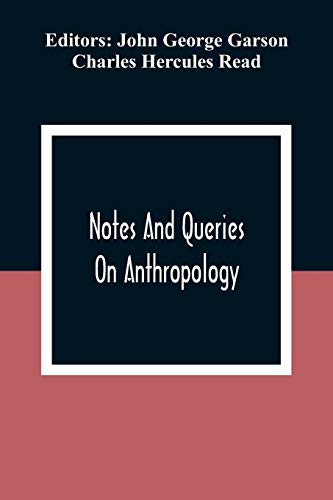 Notes And Queries; On Anthropology