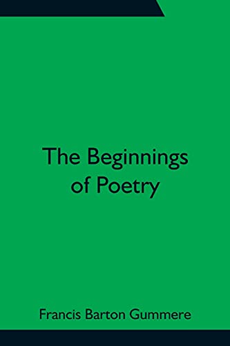 The Beginnings of Poetry