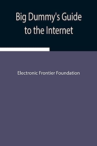 Big Dummy'S Guide To The Internet