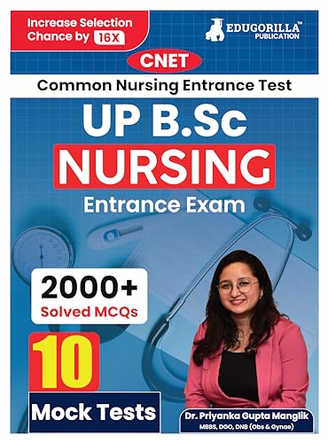 UP B.Sc Nursing Entrance Exam 2023 - 8 Full Length Mock Tests (1600 Solved Questions) with Free Access to Online Tests