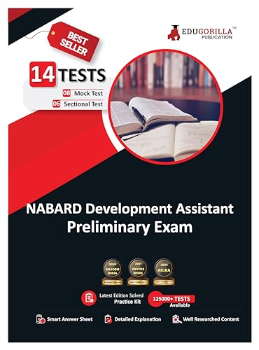 NABARD Development Assistant Book 2023 (English Edition) - 8 Full Length Mock Tests and 6 Sectional Tests (1000 Solved Objective Questions) with Free Access to Online Tests