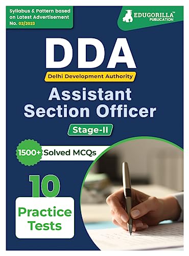 DDA (Delhi Development Authority) Assistant Section Officer Stage II (English Edition) Book 2023 - 10 Full Length Practice Mock Tests with Free Access to Online Tests