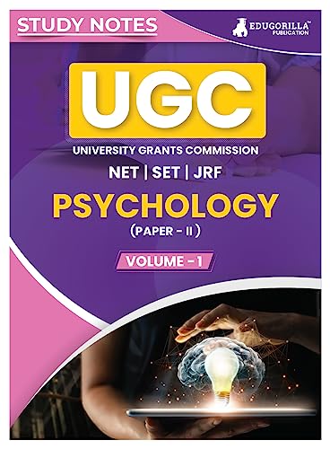UGC NET Paper II Psychology (Vol 1) Topic-wise Notes (English Edition) | A Complete Preparation Study Notes with Solved MCQs