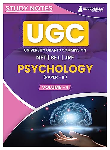 UGC NET Paper II Psychology (Vol 4) Topic-wise Notes (English Edition) | A Complete Preparation Study Notes with Solved MCQs