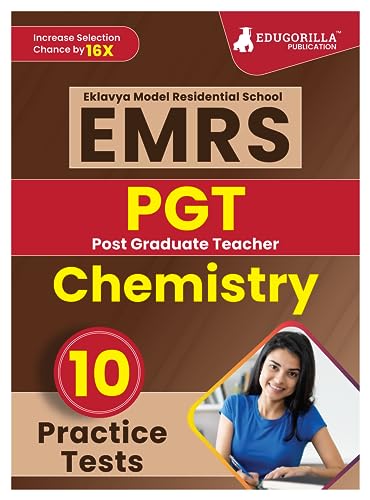 EMRS PGT Chemistry Exam Book 2023 (English Edition) - Eklavya Model Residential School Post Graduate Teacher - 10 Practice Tests (1500 Solved Questions) with Free Access To Online Tests