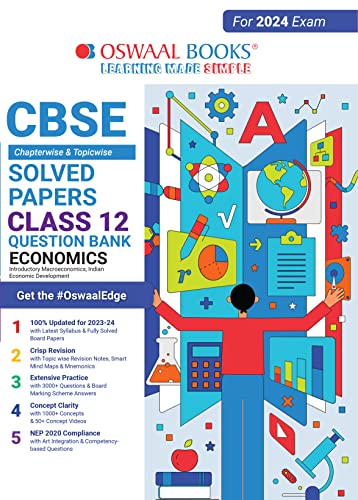Oswaal CBSE Class 12 Economics Question Bank 2023-24 Book
