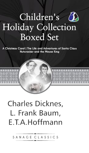 Children's Holiday Collection Boxed Set (A Christmas Carol, The Life and Adventures of Santa Claus, Nutcracker and the Mouse King) Set of 3 Books -  [DELUXE HARCOVER EDITION)