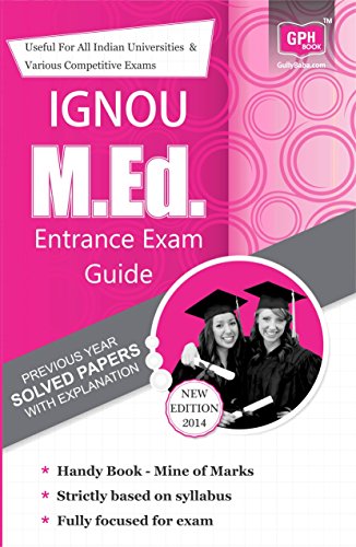 IGNOU M.ed. Entrance Exam guide