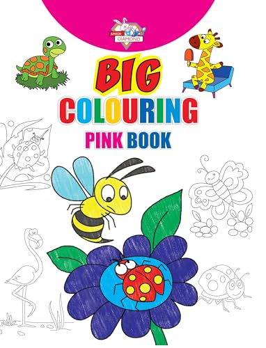 Big Colouring Pink Book for 5 to 9 years Old Kids| Fun Activity and Colouring Book for Children