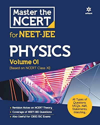 Master the NCERT for NEET and JEE  Physics Vol 1
