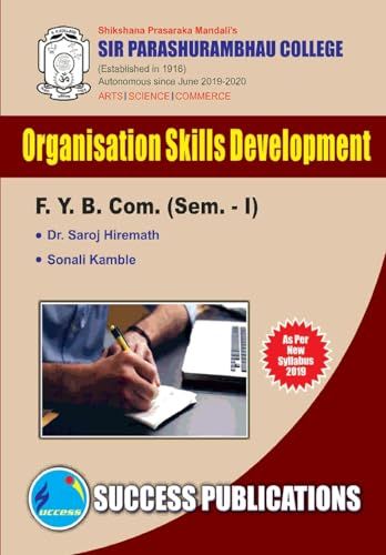 Organizational Skill Development(F.Y.B.Com,S.P. College,Sem.-I)