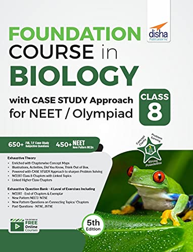 Foundation Course in Biology with Case Study Approach for NEET/ Olympiad Class 8 - 5th Edition
