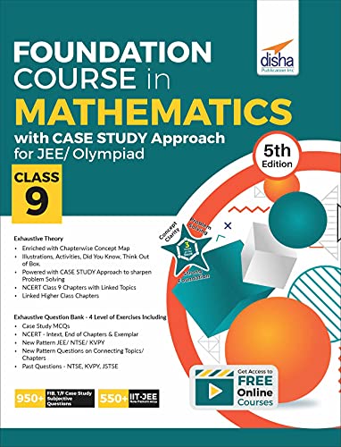 Foundation Course in Mathematics with Case Study Approach for JEE/ Olympiad Class 9 - 5th Edition