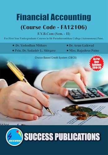 Financial Accounting(F.Y.B.Com,S.P. College,Sem.-II)