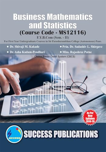 Business Mathematics and Statistics(F.Y.B.Com,S.P. College,Sem.-II)