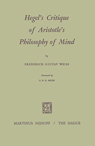 Hegel's Critique of Aristotle's Philosophy of Mind