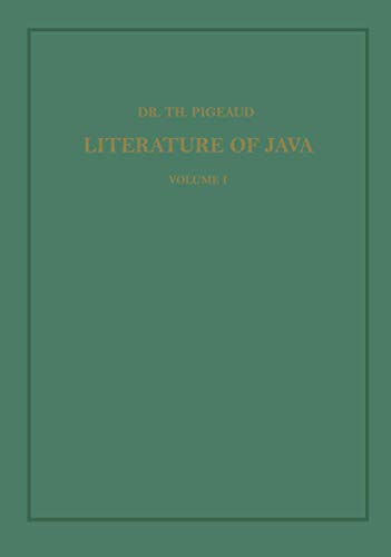 Synopsis of Javanese Literature 900-1900 A.D.