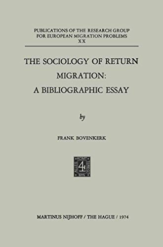 The Sociology of Return Migration