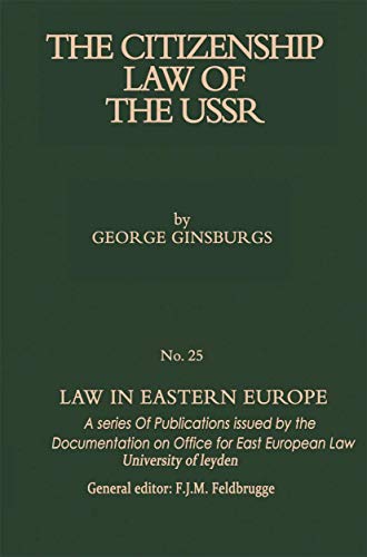 The Citizenship Law of the USSR
