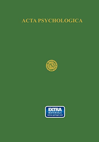 ACTA Psychologica Including Netherlands-Scandinavian Journal of Psychology