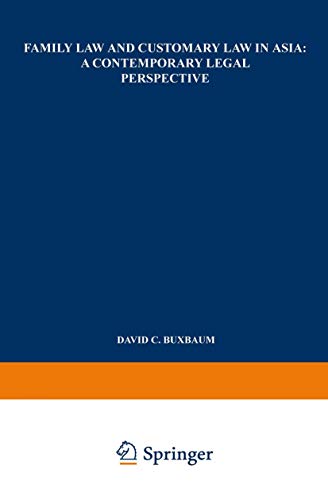 Family Law and Customary Law in Asia