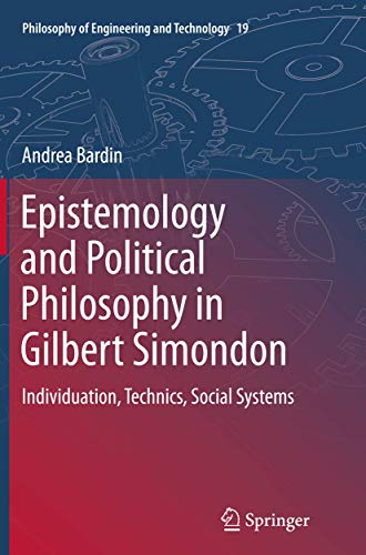 Epistemology and Political Philosophy in Gilbert Simondon