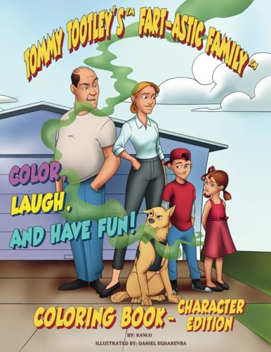 The Tootley's Fart-astic Coloring Book - Character Edition