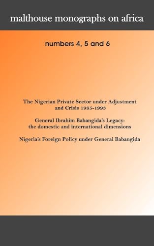 Malthouse Monographs on Africa. 4-6